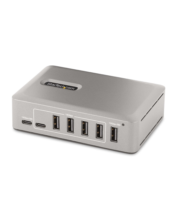 StarTech.com Hub USB-C à 10 Ports - 8x USB-A et 2x USB-C - Hub USB Type-C Auto-Alimenté avec Bloc d'Alimentation 65W - USB 3.1 1