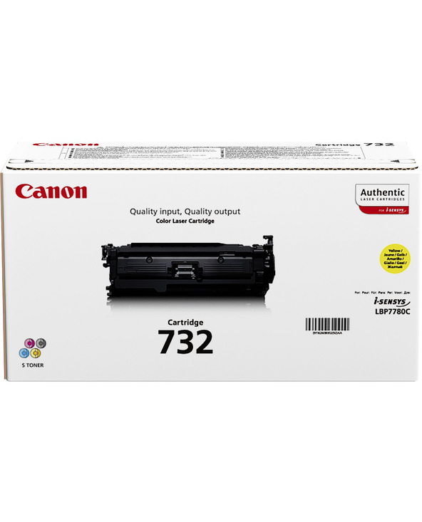 Canon 732Y Cartouche de toner 1 pièce(s) Original Jaune