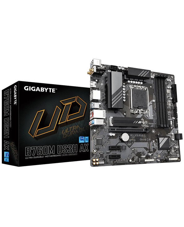 Gigabyte B760M DS3H AX carte mère Intel B760 Express LGA 1700 micro ATX
