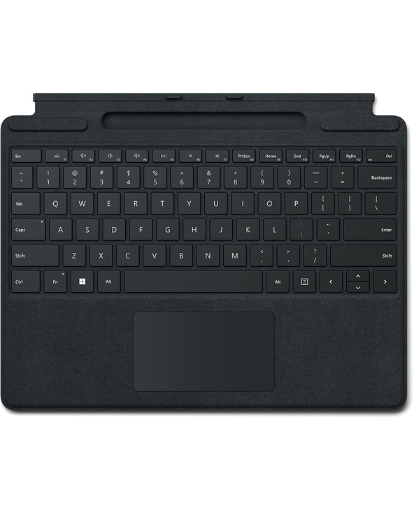 Microsoft Signature QWERTZ Allemand Microsoft Cover port Noir