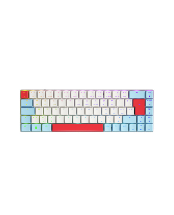 CHERRY MX-LP 2.1 Compact Wireless clavier Jouer RF sans fil + Bluetooth AZERTY Français Blanc