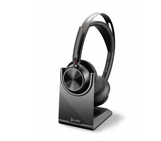 POLY Voyager Focus 2 UC Casque Avec fil &sans fil Arceau Bureau/Centre d'appels USB Type-A Bluetooth Noir