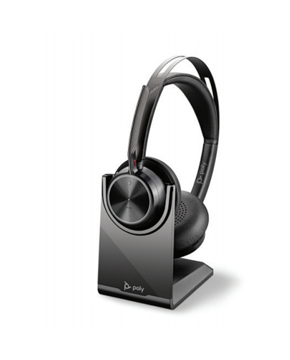 POLY Voyager Focus 2 UC Casque Avec fil &sans fil Arceau Bureau/Centre d'appels USB Type-A Bluetooth Noir