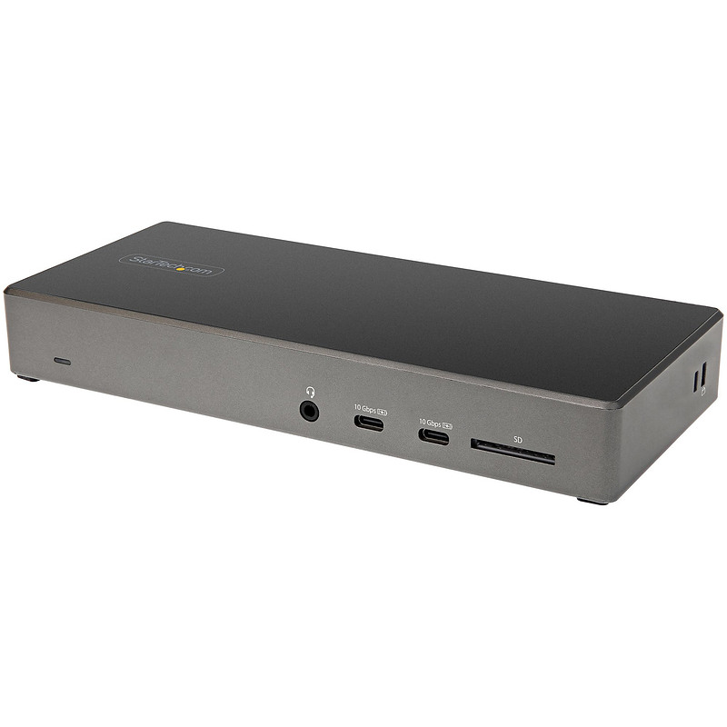 StarTech.com Dock USB-C - Station d'accueil USB Type C Triple Écrans 4K - Alimentation 100W - DP 1.4 Alt Mode & DSC, 2x DisplayP