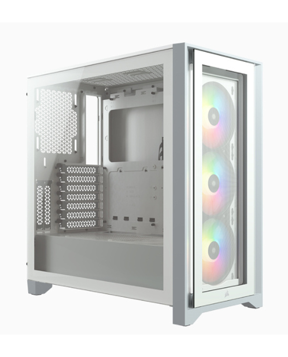 Corsair iCUE 4000X RGB Midi Tower Blanc