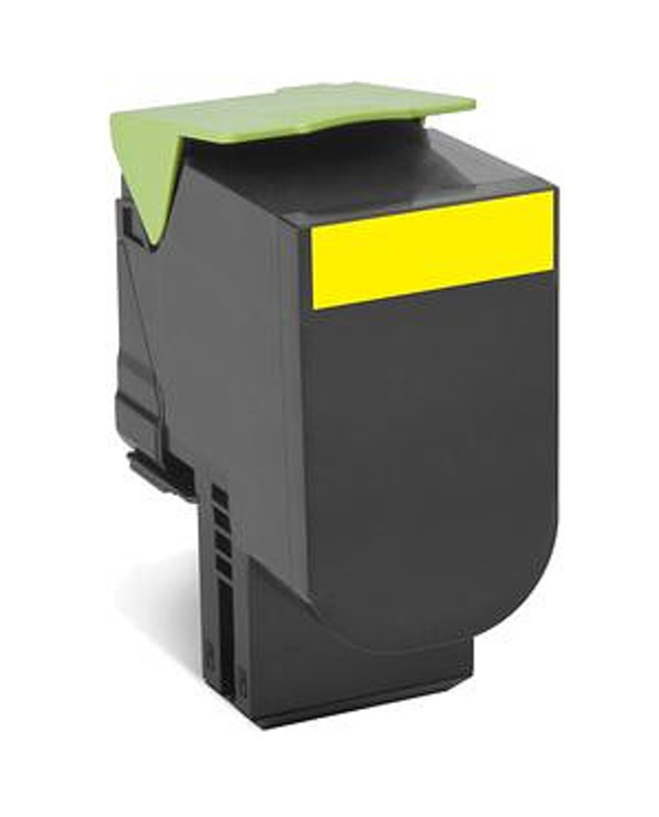 Lexmark 80C2HYE Cartouche de toner 1 pièce(s) Original Jaune