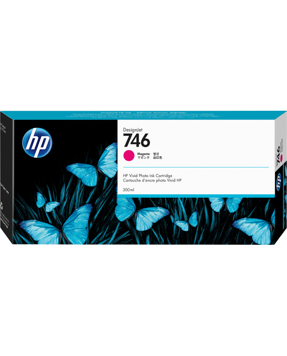 HP Cartouche d'encre DesignJet 746 de 300 ml magenta
