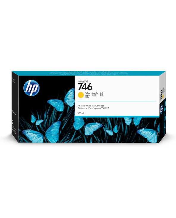 HP Cartouche d'encre DesignJet 746 de 300 ml jaune