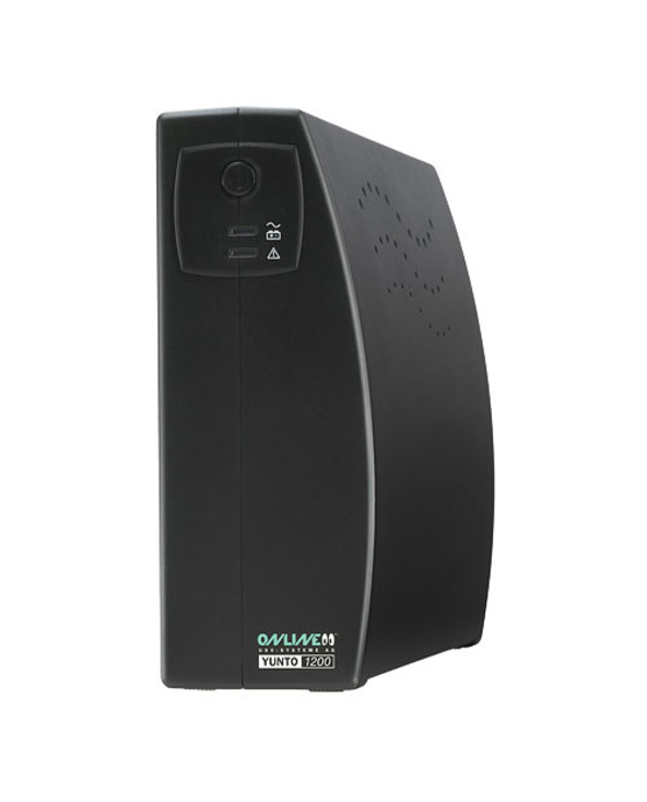 ONLINE USV-Systeme YUNTO 1200 alimentation d'énergie non interruptible Interactivité de ligne 1,2 kVA 720 W 5 sortie(s) CA