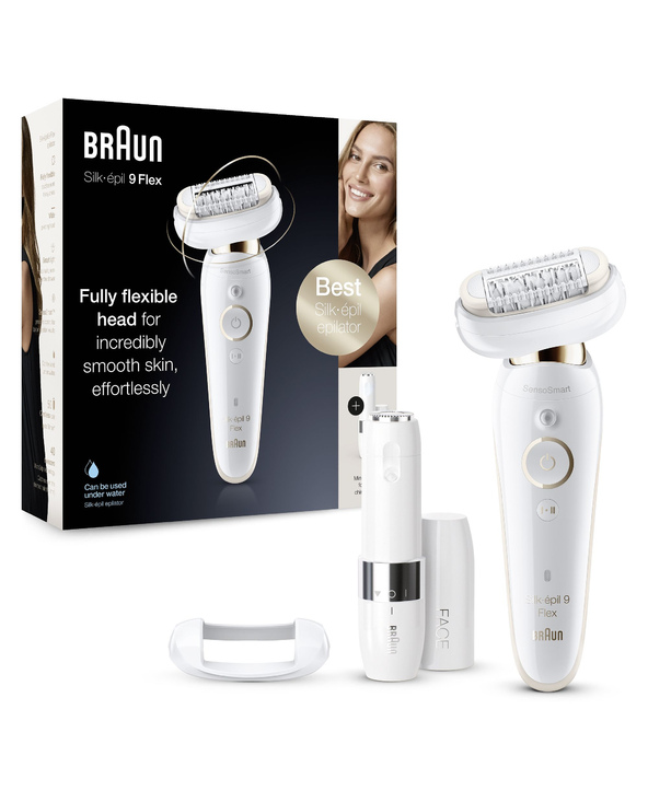 Braun Silk-épil 9 Flex 9005 40 pince(s) Or, Blanc Braun Silk-épil 9 Flex 9005 40 pince(s) Or, Blanc