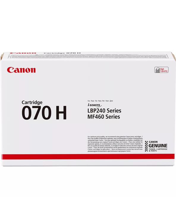 Canon 070H Cartouche de toner 1 pièce(s) Original Noir