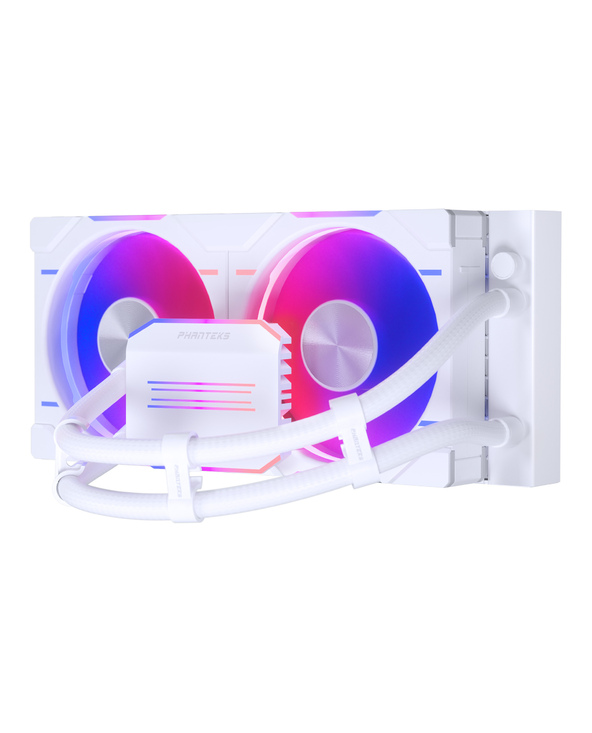 Phanteks Glacier One 240D30 DRGB Processeur Refroidisseur de liquide tout-en-un 12 cm Blanc 1 pièce(s)