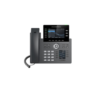 Grandstream Networks GRP2616 téléphone fixe Noir 6 lignes TFT Wifi