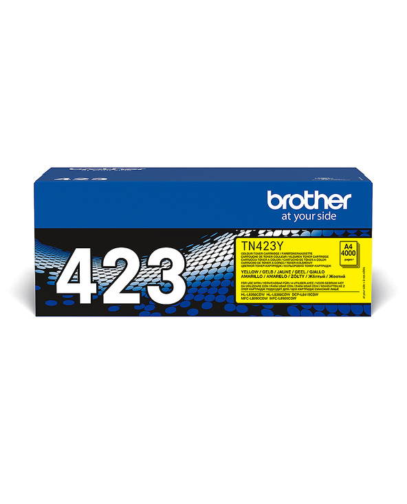 Brother Cartouche de toner TN-423Y originale – Jaune