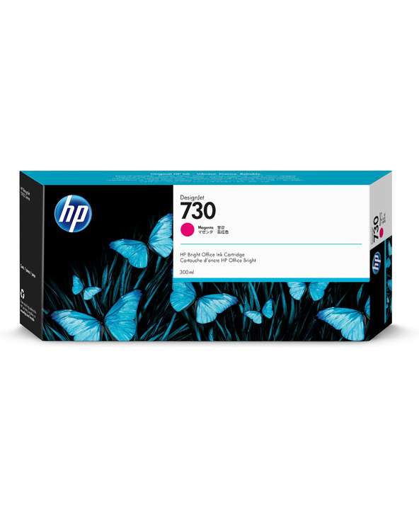 HP Cartouche d’encre 730 DesignJet magenta, 300 ml