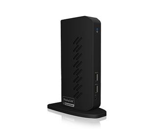 ICY BOX IB-DK2252AC Avec fil USB 3.2 Gen 1 (3.1 Gen 1) Type-C Noir