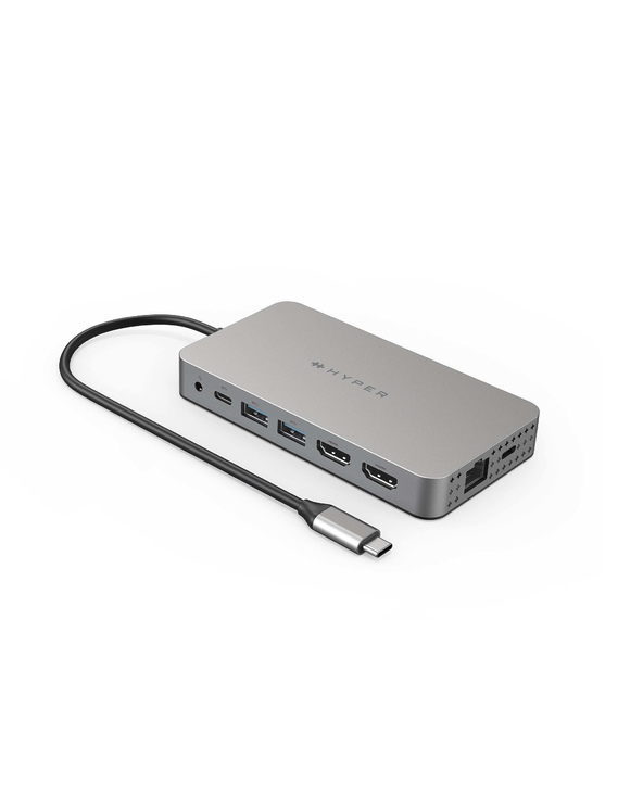 HYPER HDM1H station d'accueil USB 3.2 Gen 1 (3.1 Gen 1) Type-C Acier inoxydable