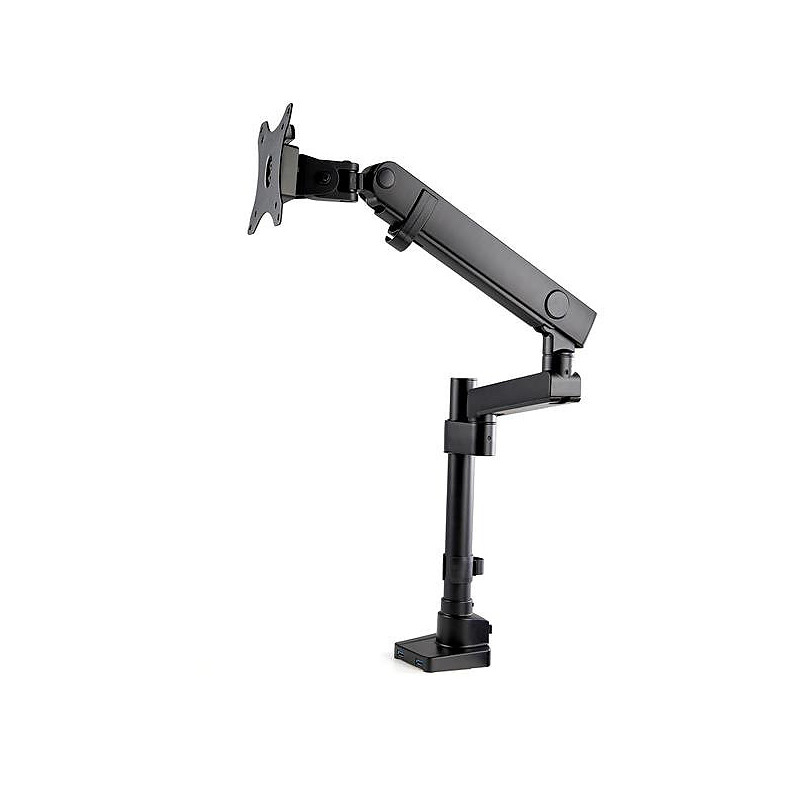 StarTech.com Bras pour écran PC - Articulé - Bras support écran PC avec 2x USB passthrough - Pour moniteur VESA jusqu'à 86,4 cm