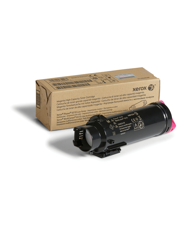 Xerox Cartouche de toner Magenta de Grande capacité Phaser 6510, WorkCentre 6515 (2400 pages) - 106R03478