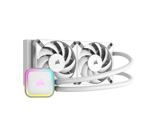 Corsair H100I Elite Processeur Refroidisseur de liquide tout-en-un 12 cm Blanc 1 pièce(s)