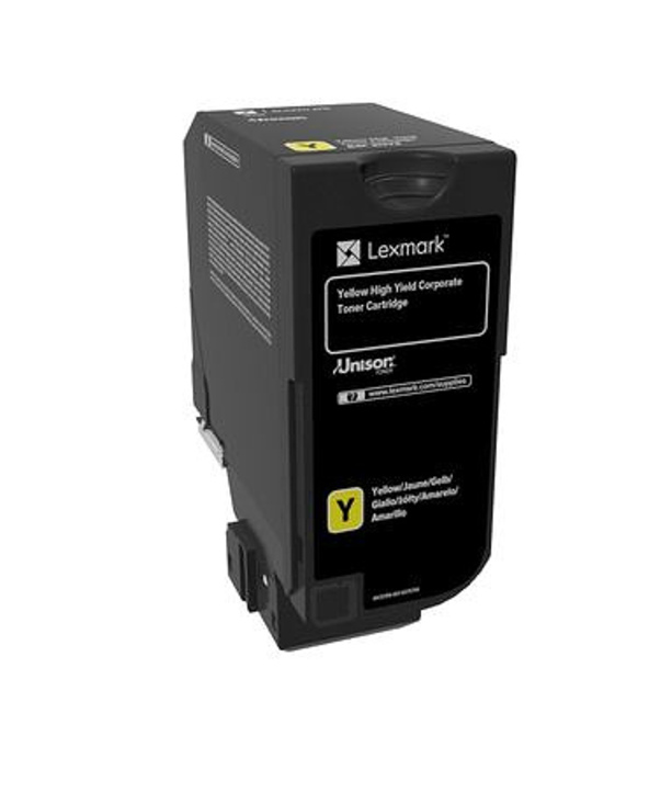 Lexmark 84C2HYE Cartouche de toner 1 pièce(s) Original Jaune
