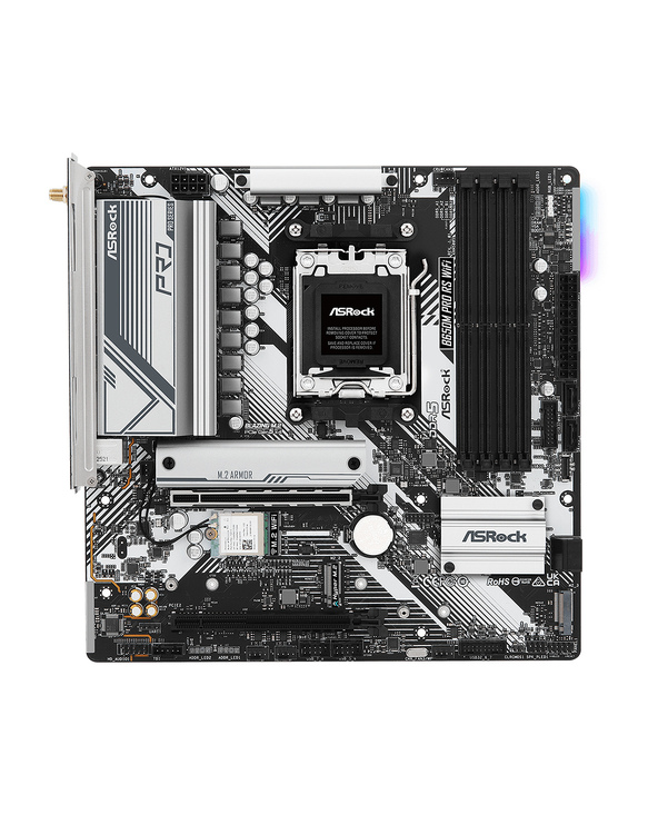 Asrock B650M Pro RS WiFi AMD B650 Emplacement AM5 micro ATX