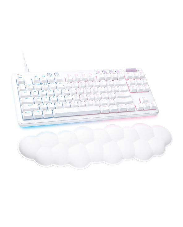 Logitech G G713 clavier Jouer USB AZERTY Français Blanc