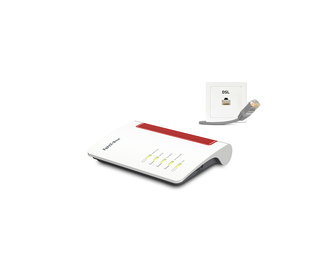 FRITZ!Box 7530 AX routeur sans fil Gigabit Ethernet Bi-bande (2,4 GHz / 5 GHz) Blanc