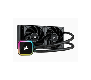 Corsair H100i Processeur Refroidisseur de liquide tout-en-un 12 cm Noir 1 pièce(s)