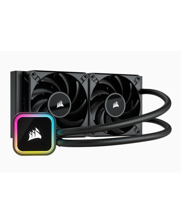 Corsair H100i Processeur Refroidisseur de liquide tout-en-un 12 cm Noir 1 pièce(s)