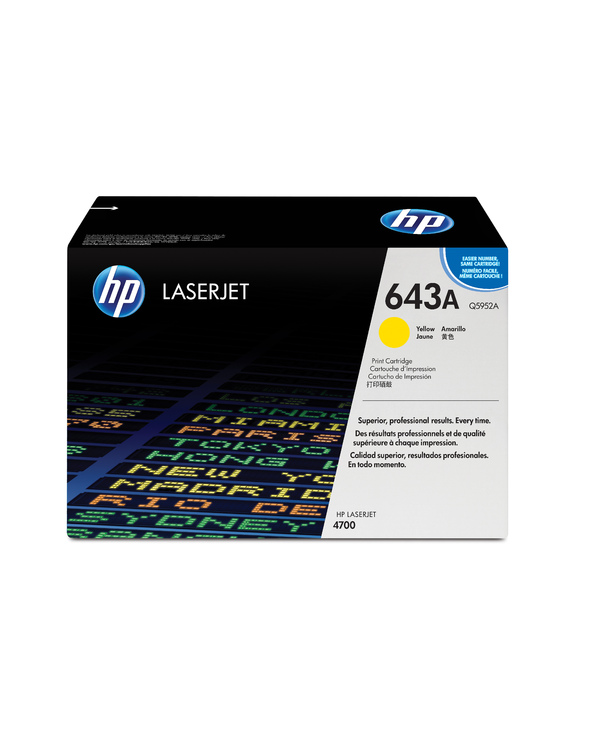 HP 643A toner LaserJet jaune authentique