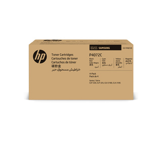 Samsung CLT-P4072C Pack de 4 cartouches authentiques de toner cyan/magenta/jaune/noir