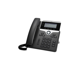 Cisco 7821 téléphone fixe Noir, Argent 2 lignes