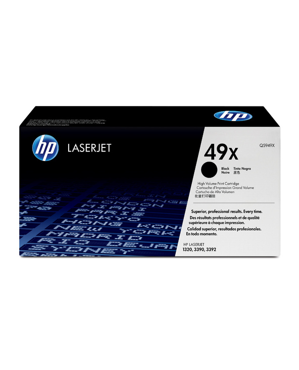 HP 49X toner LaserJet noir grande capacité authentique