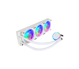 Cooler Master MasterLiquid PL360 Flux White Edition Boitier PC Kit de refroidissement du liquide 12 cm Blanc