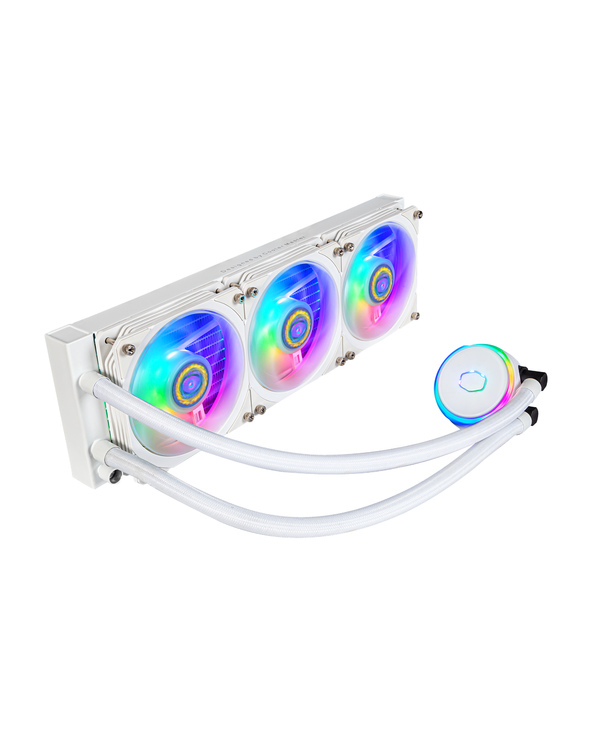 Cooler Master MasterLiquid PL360 Flux White Edition Boitier PC Kit de refroidissement du liquide 12 cm Blanc