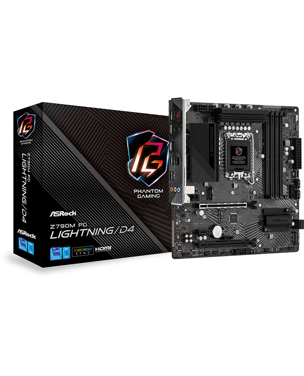 Asrock Z790M PG Lightning/D4 Intel Z790 LGA 1700 micro ATX