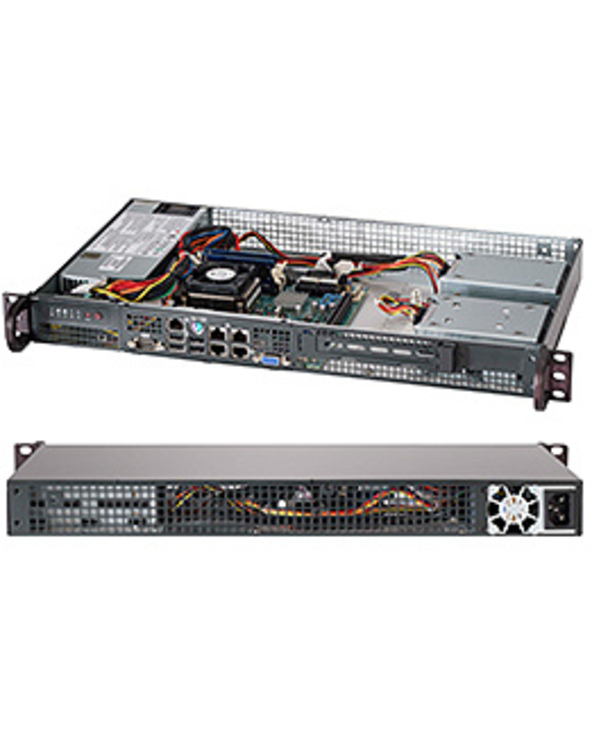 Supermicro CSE-505-203B serveur barebone Rack (1 U)