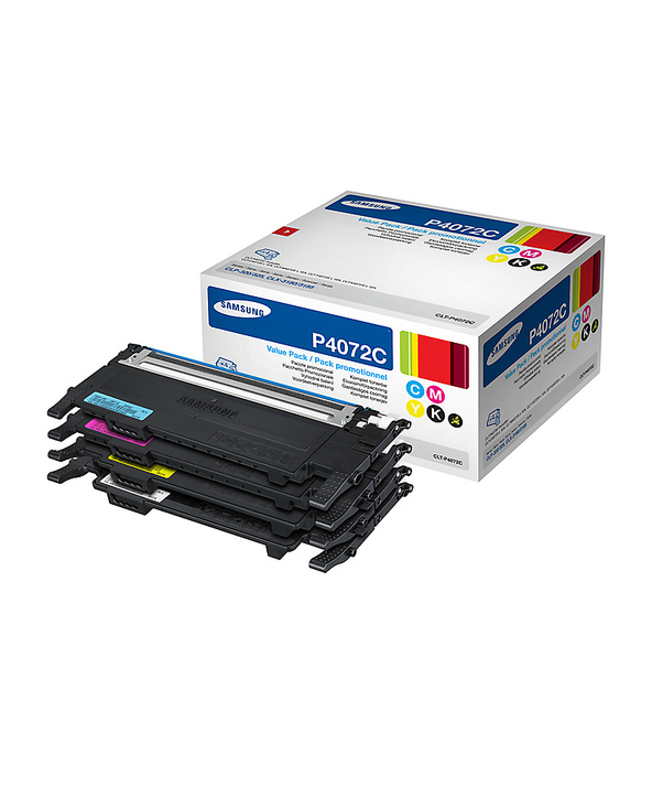 Samsung Pack de toners Noir, Cyan, Magenta et Jaune Noir: 1500 pages Couleur: 1000 pages