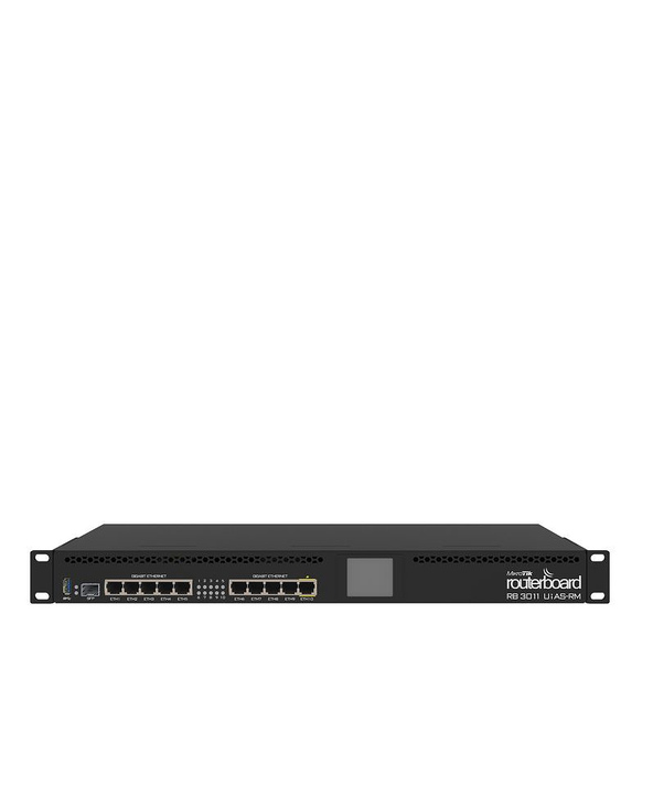 Mikrotik RB3011UIAS-RM Routeur connecté Gigabit Ethernet Noir