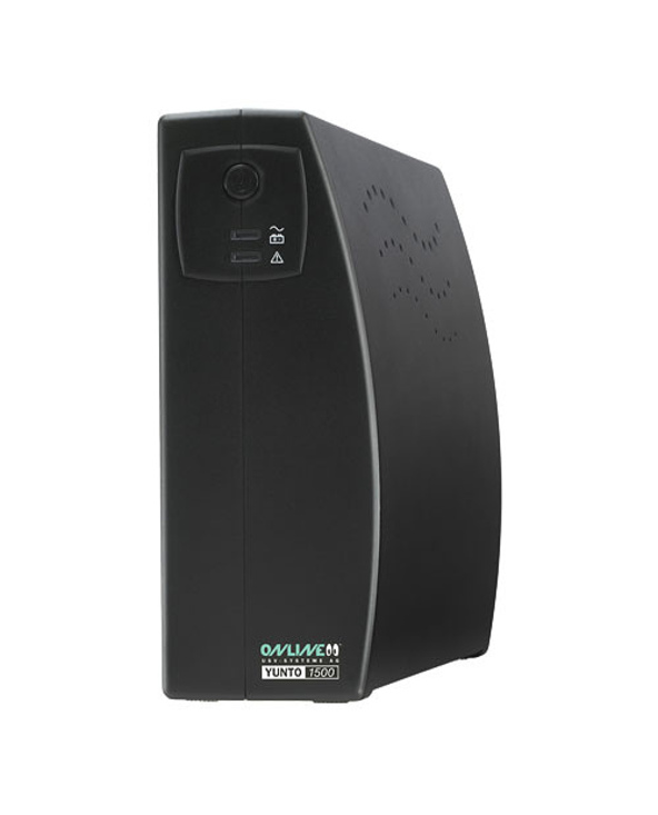 ONLINE USV-Systeme YUNTO 1500 alimentation d'énergie non interruptible Interactivité de ligne 1,5 kVA 900 W 5 sortie(s) CA