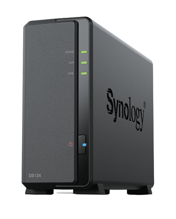 Synology DiskStation DS124 serveur de stockage NAS Bureau Ethernet/LAN Noir RTD1619B