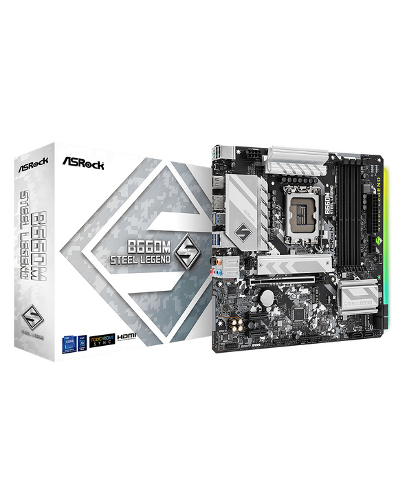 Asrock B660M Steel Legend Intel B660 LGA 1700 micro ATX