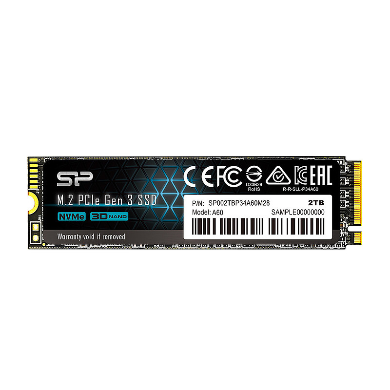 Silicon Power P34A60 M.2 2 To PCI Express 3.0 NVMe 3D NAND