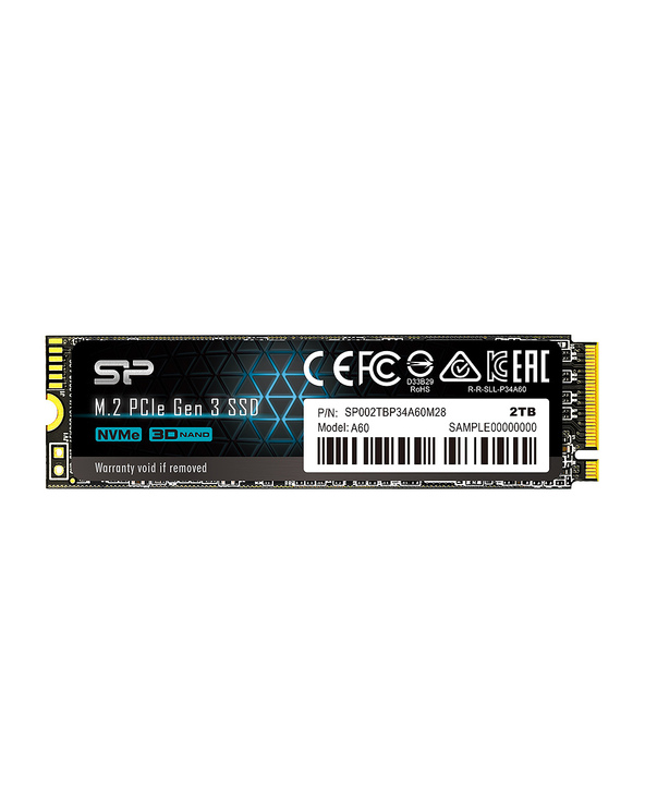 Silicon Power P34A60 M.2 2 To PCI Express 3.0 NVMe 3D NAND