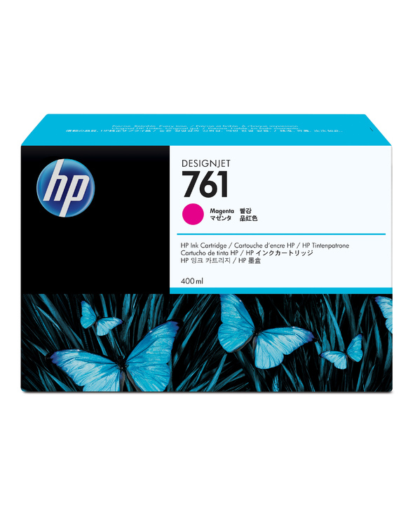 HP 761 cartouche d'encre DesignJet magenta, 400 ml