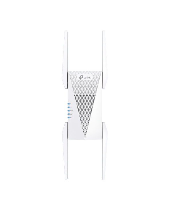 TP-Link RE815XE système Wi-Fi maillé Tri-bande (2,4 GHz / 5 GHz / 6 GHz) Wi-Fi 6 (802.11ax) Blanc 1 Externe