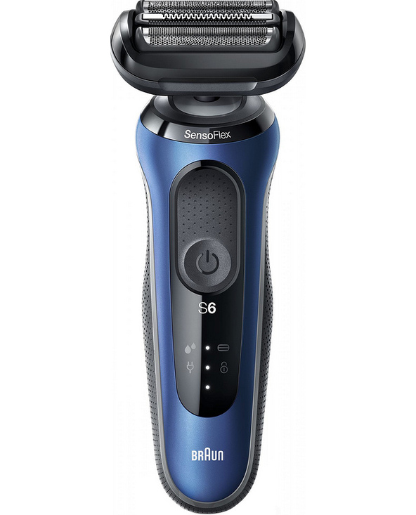 Braun Series 6 61-B7200CC Rasoir à grille Tondeuse Noir, Bleu