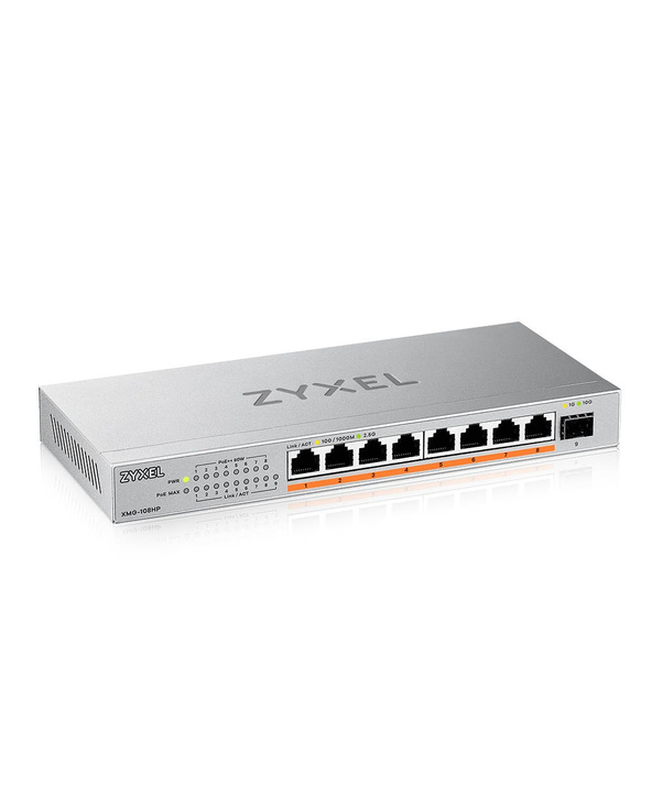 Zyxel XMG-108HP Non-géré 2.5G Ethernet (100/1000/2500) Connexion Ethernet, supportant l'alimentation via ce port (PoE)