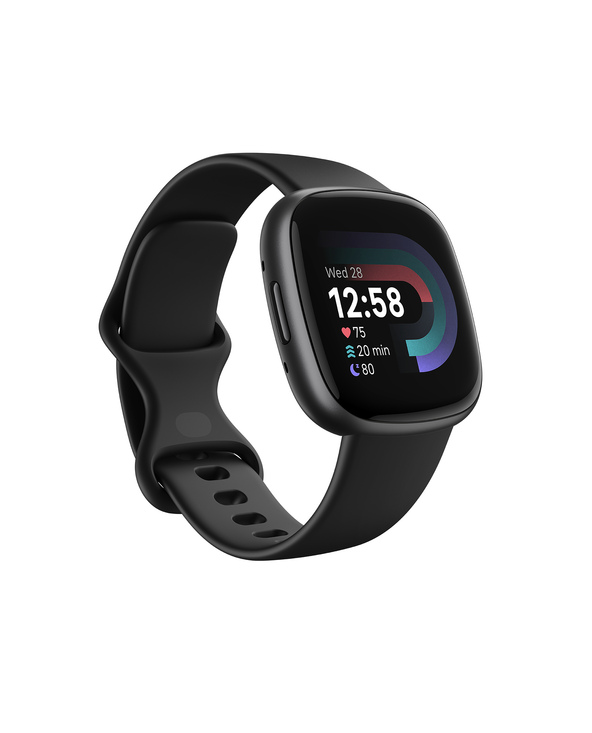 Fitbit Versa 4 Numérique Écran tactile Graphite GPS (satellite)